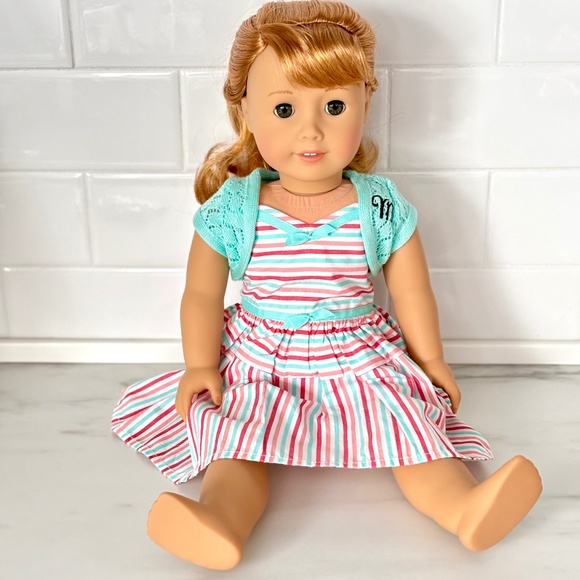 ORIGINAL BOX American Girl Doll MARYELLEN LARKEN Strawberry Blonde Hair 18" 1950 - Picture 3 of 15